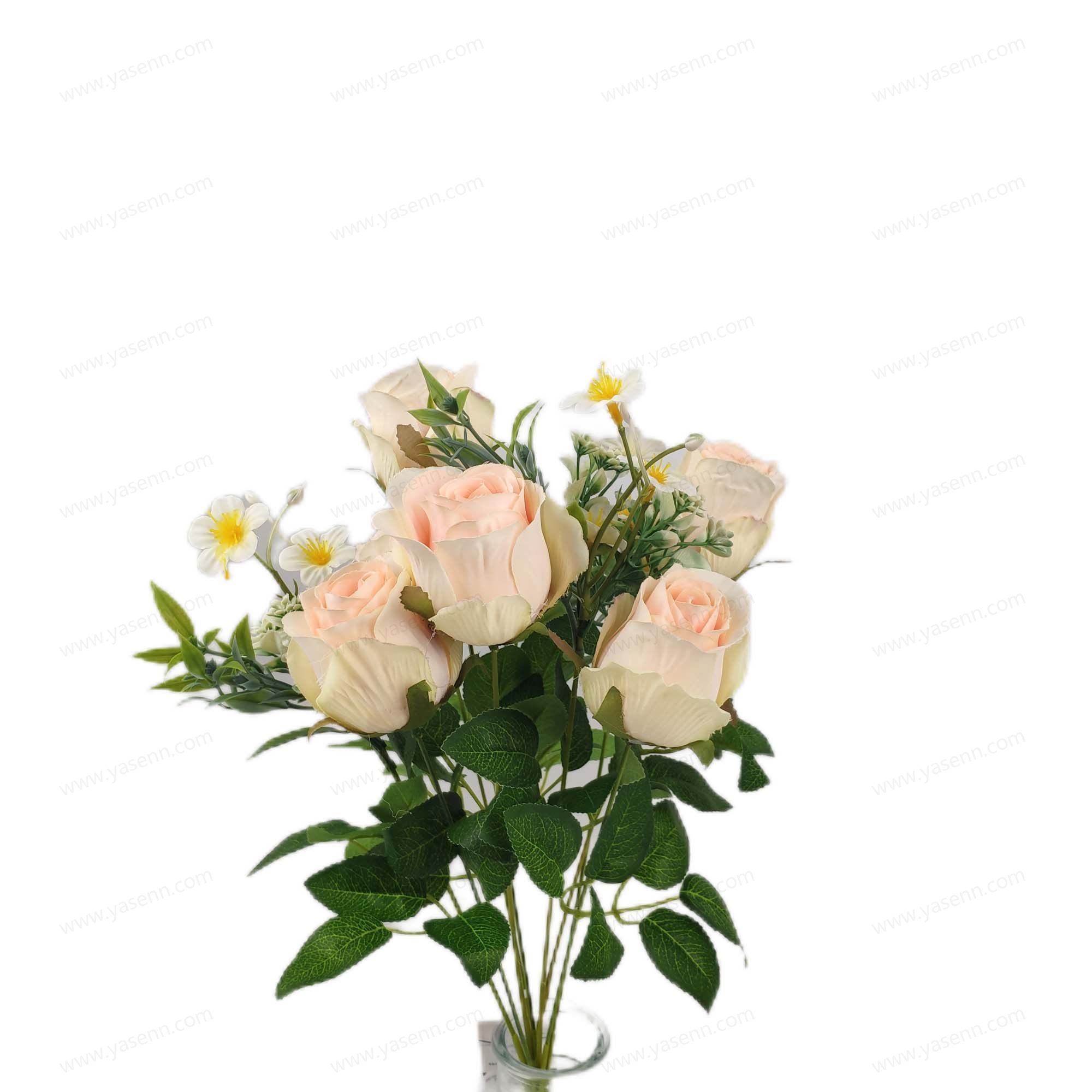 50CM 9 BRANCHES ROSE  ARTIFICIAL FLOWER YSB23432