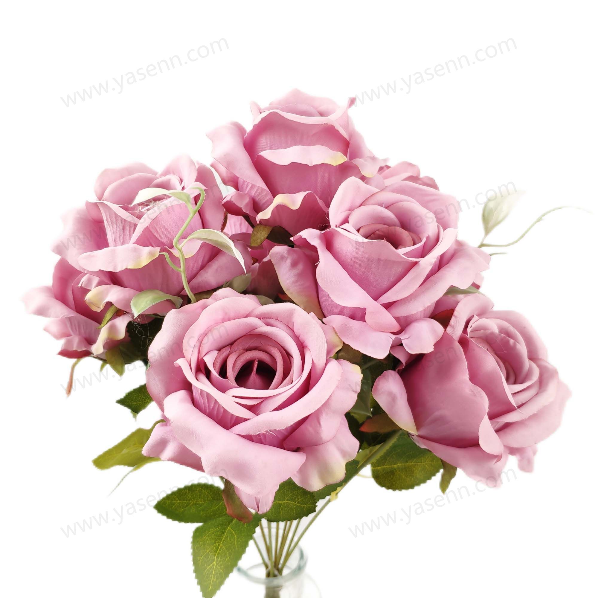 43CM 9 ROSE  ARTIFICIAL FLOWER YSB23452