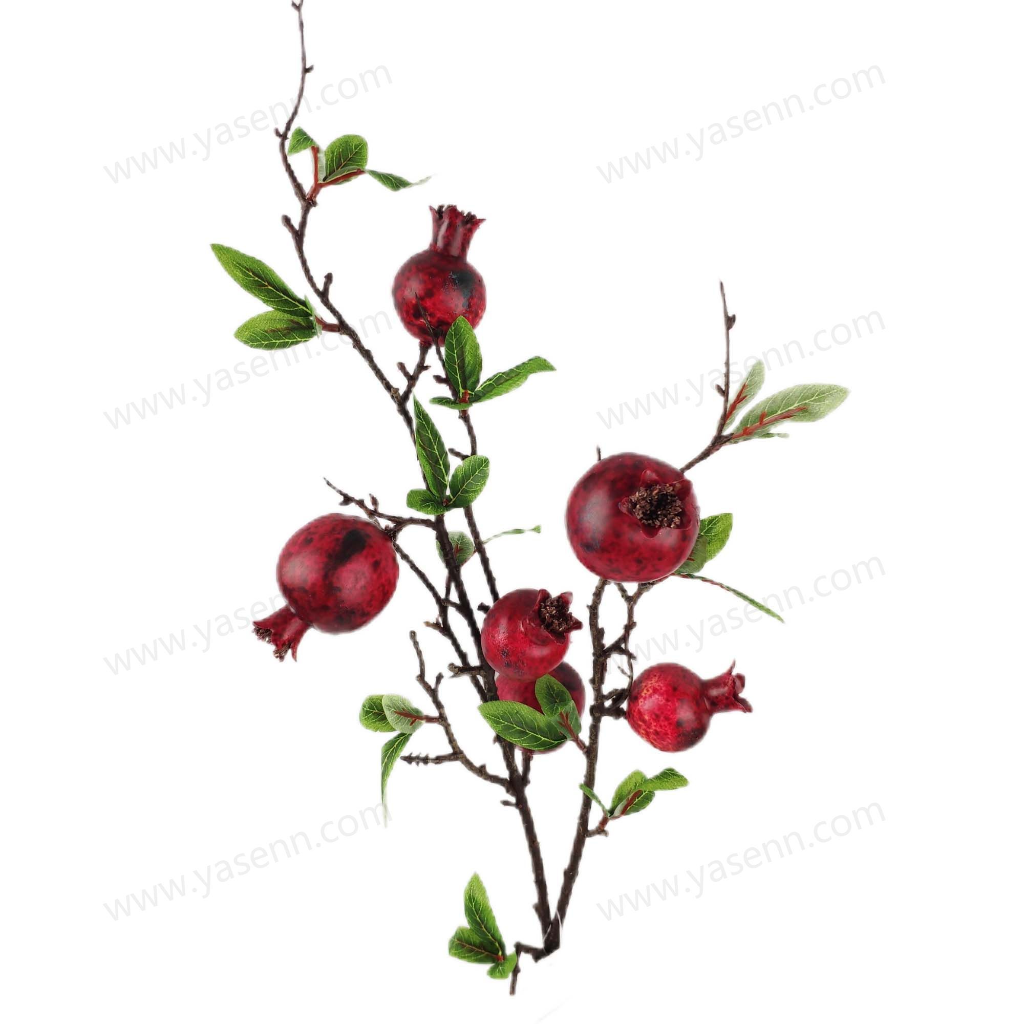 80CM2 POMEGRANATE ARTIFICIAL FLOWER YSS23694