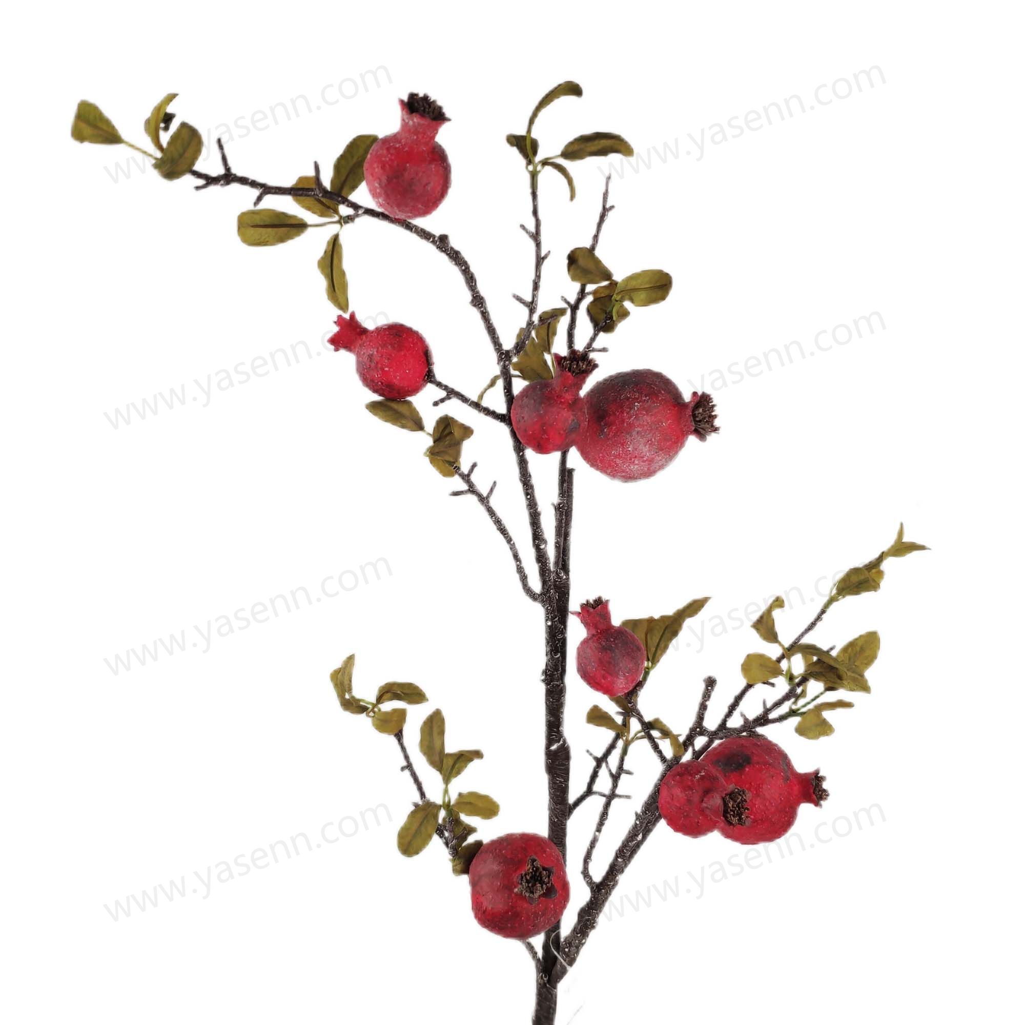 100CM3 POMEGRANATE ARTIFICIAL FLOWER YSS23693