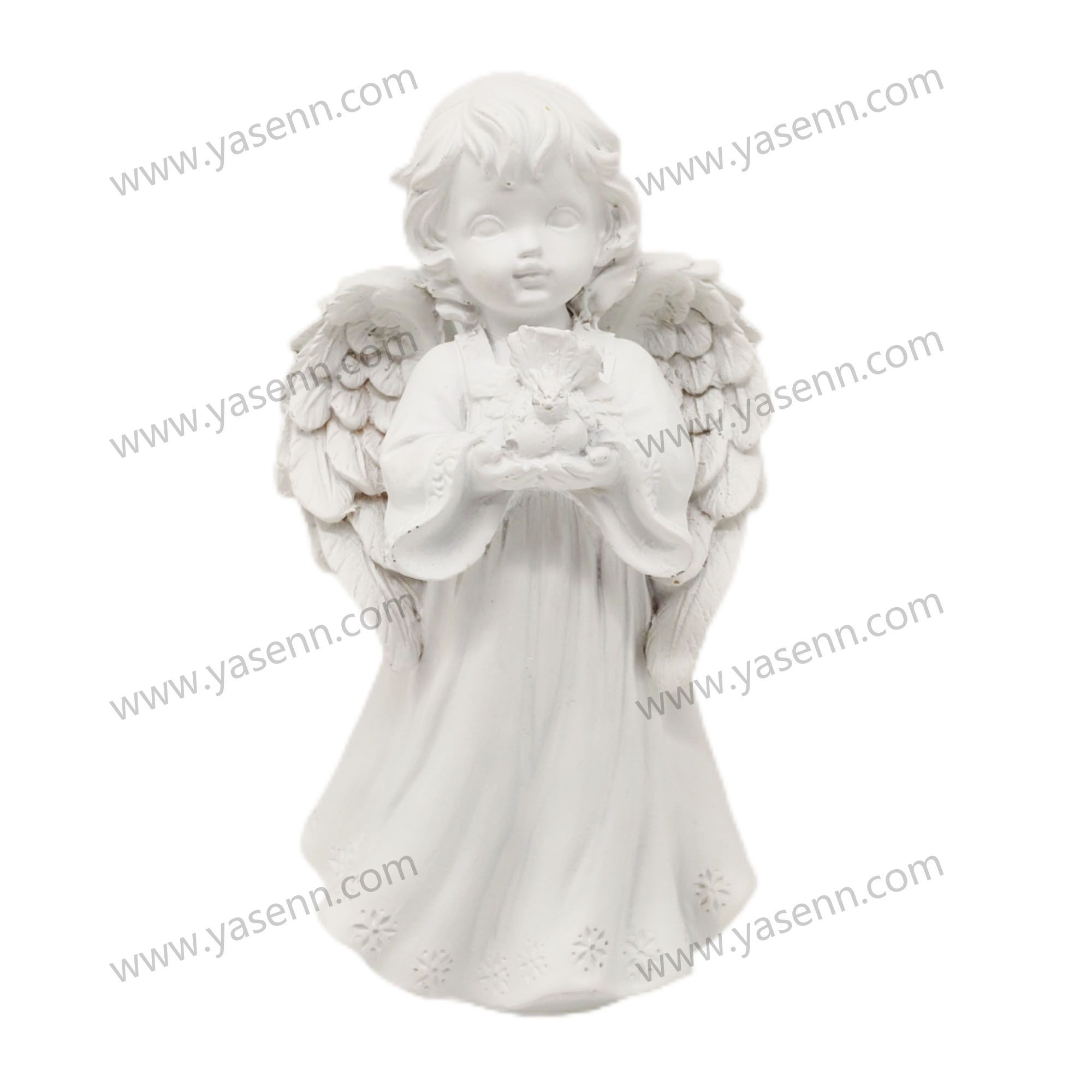 LED RESIN BRID HOLDING ANGEL 19*10.3*7.9CM YSSZ21003