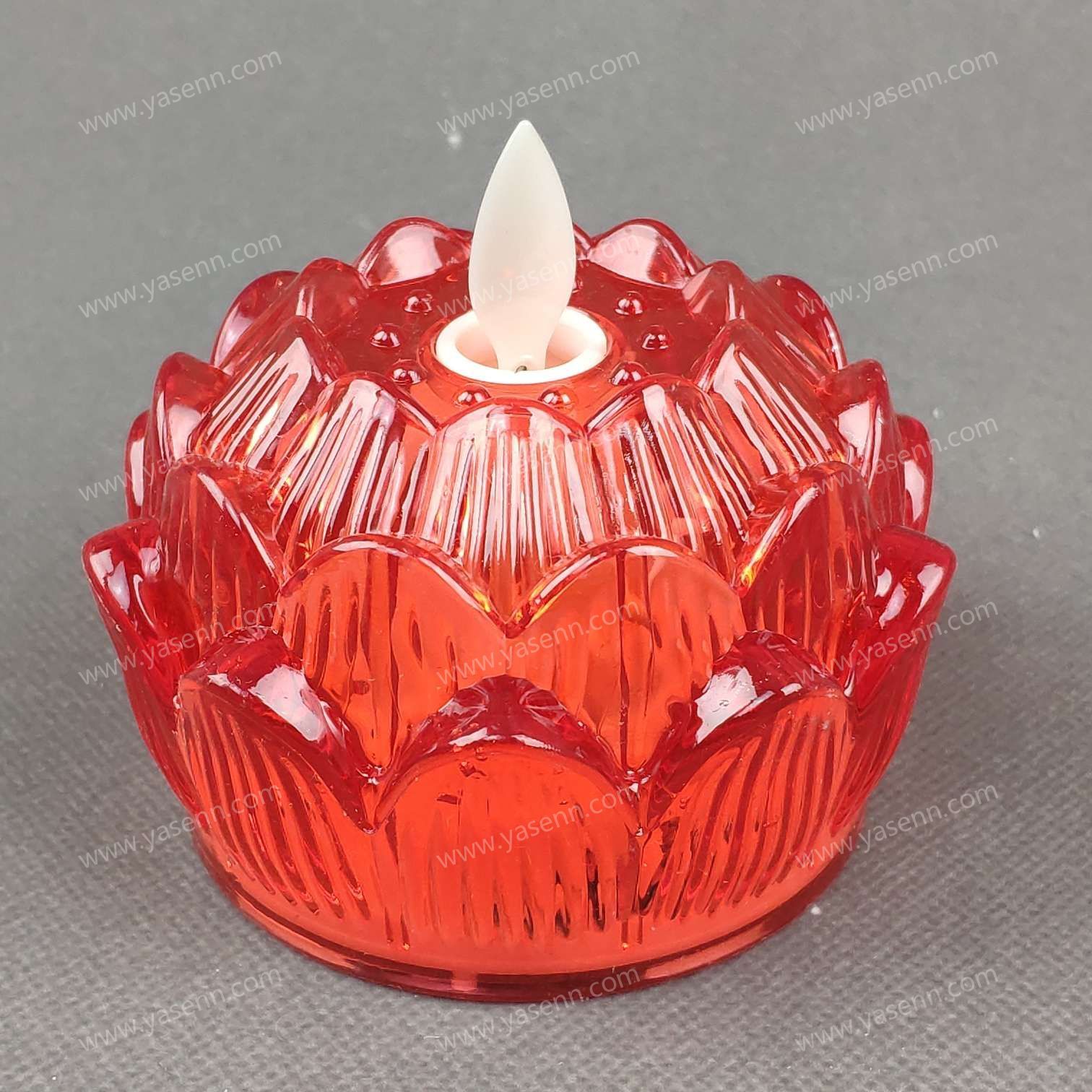 9x7.5CM Lotus Swinging Candle YSC24016