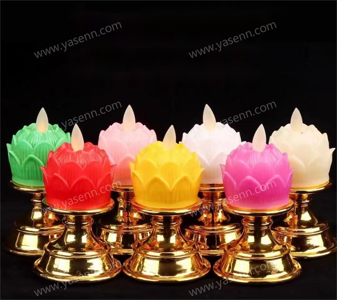 7.2x13CM Lotus Swinging Candle  YSC24017