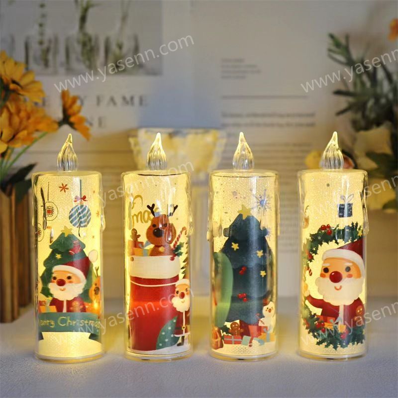 4x12.2CM Acrylic Tear Candle Light YSC24018