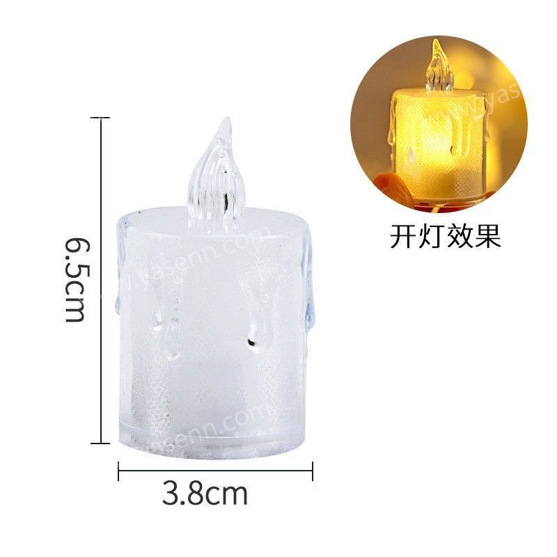 3.8x6.5CM acrylic LED light with base YSC24025B