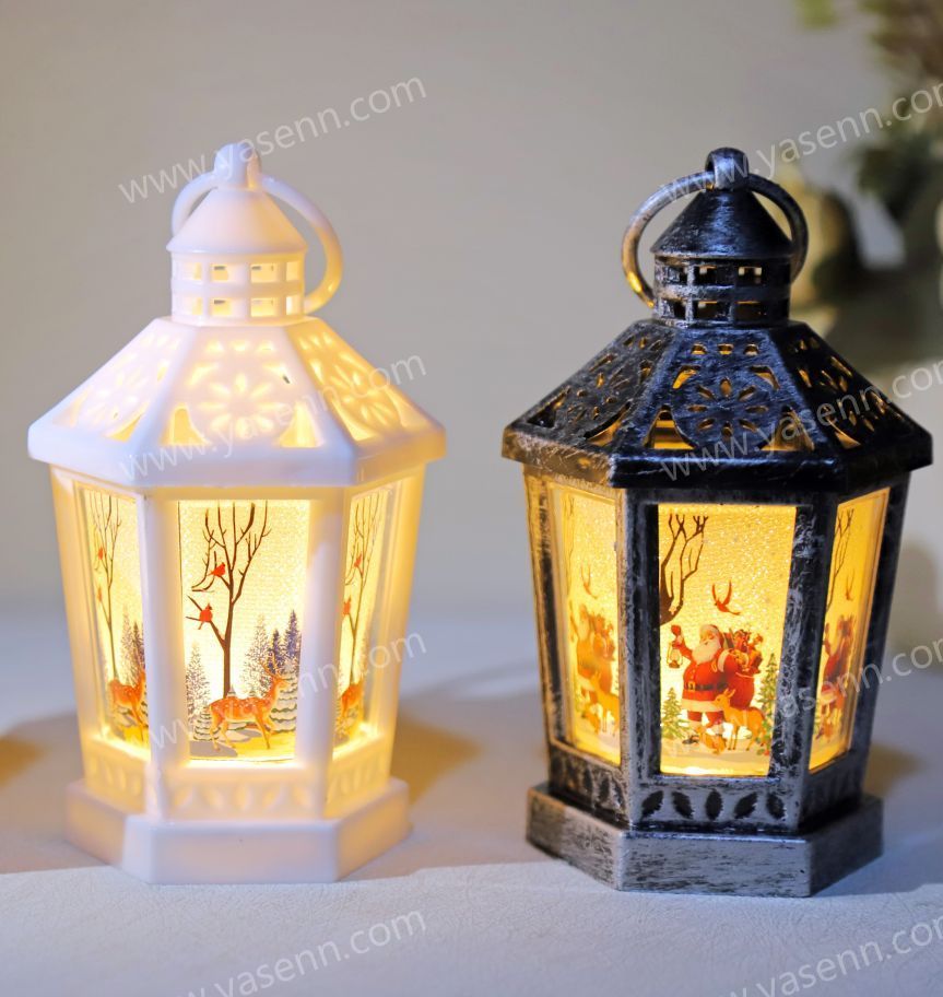 7.8x13.5CM Hollow Hexagonal Wind Lamp YSC24062