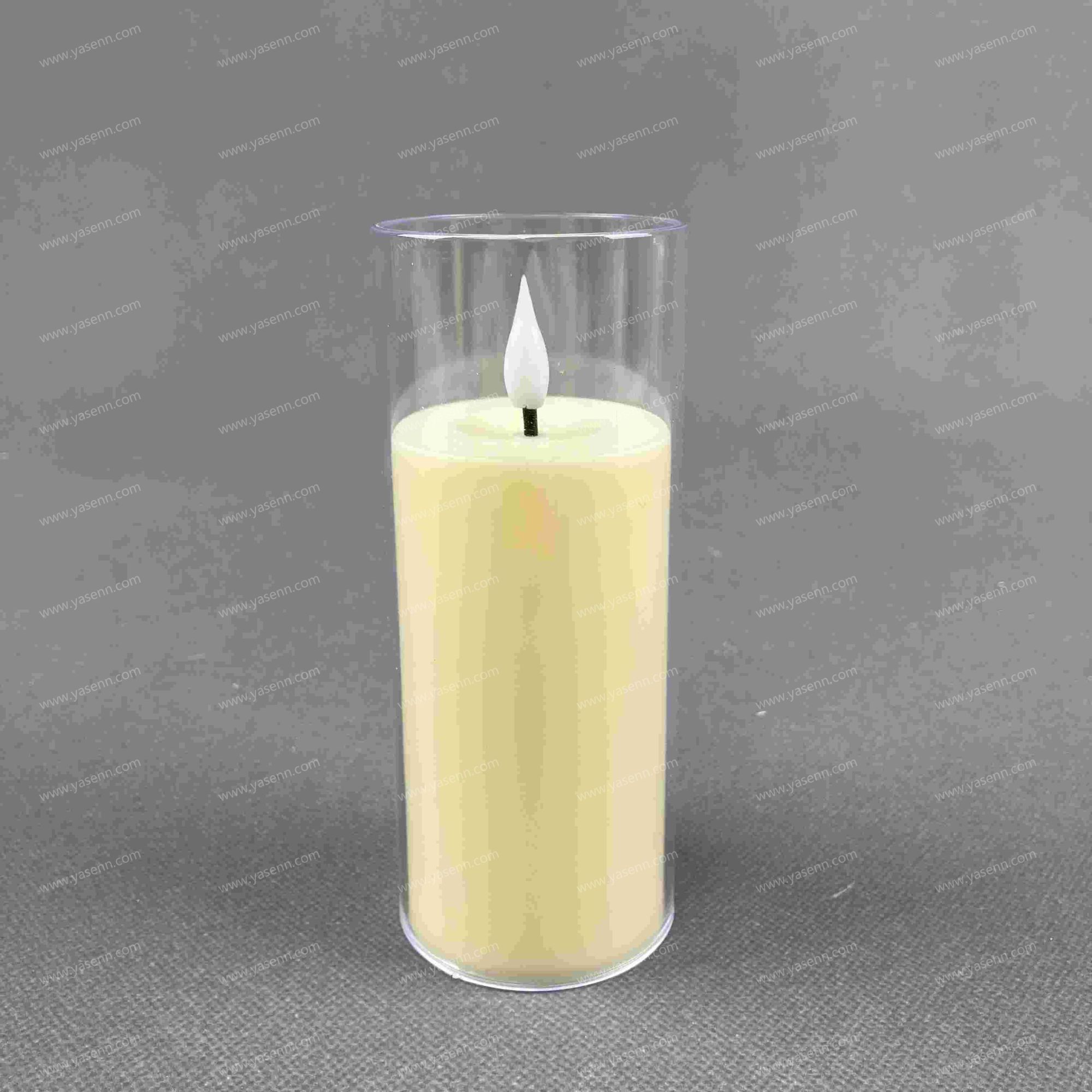 5.5x13.5CM Simulated Glass Bullet Head Candle Lamp YSC24072B