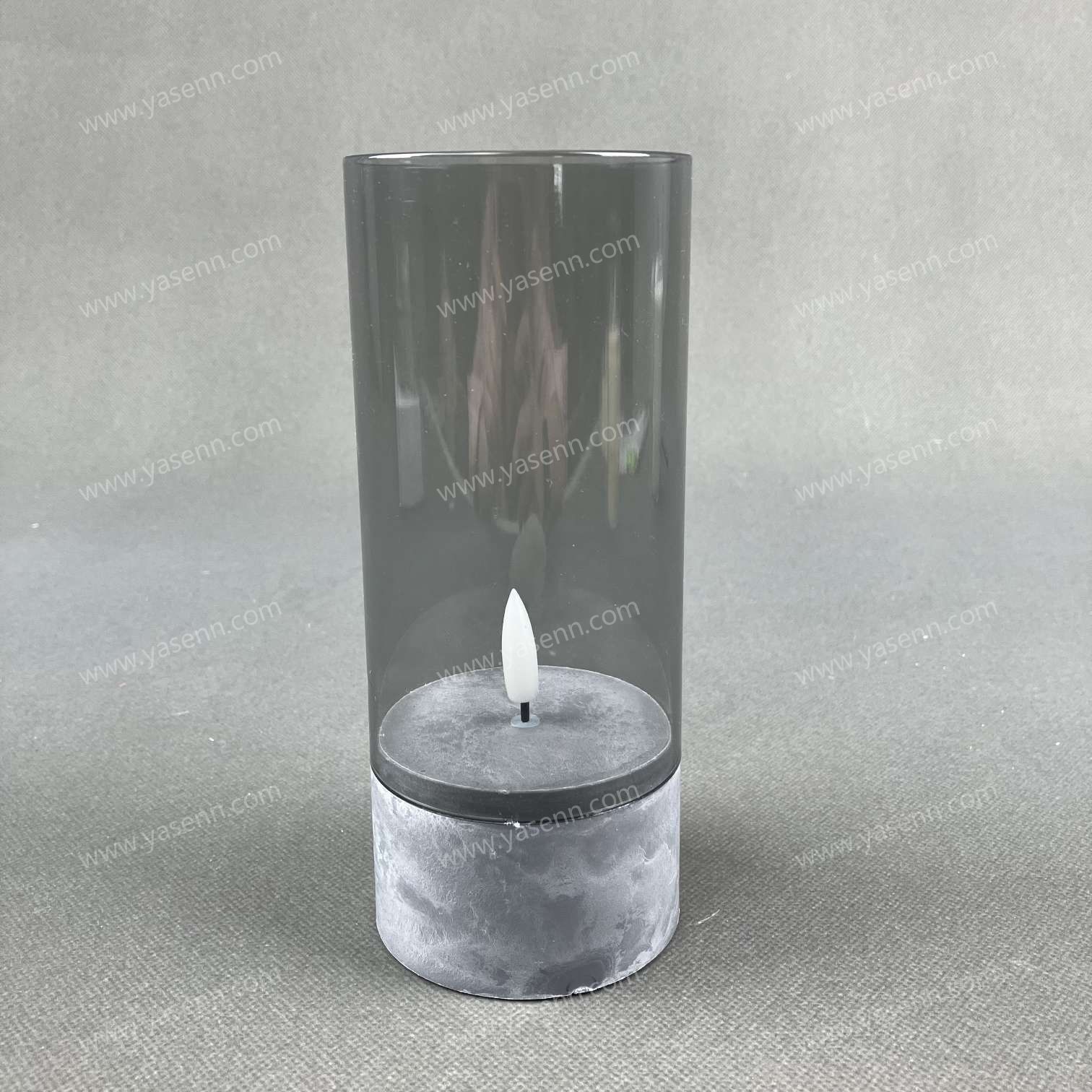 7.5x17.5CM Cement Candle Lamp YSC24073A