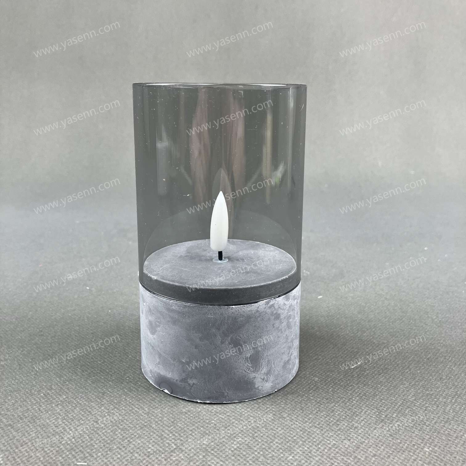 7.5x12.5CM Cement Candle Lamp YSC24073C