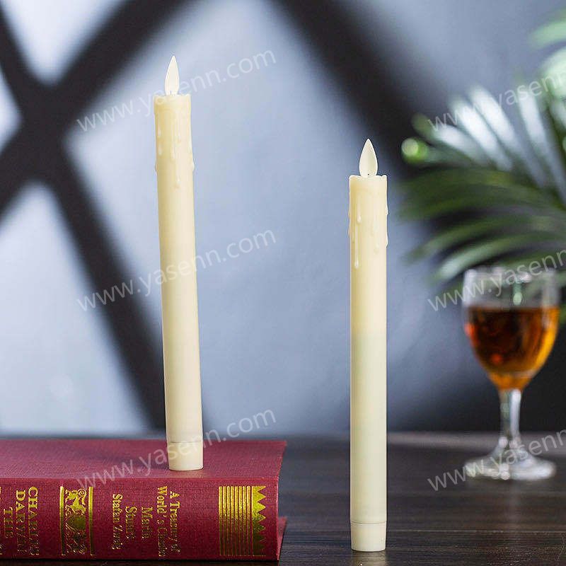 2.2x25.5CM Wavy  Swinging Tear Stick Candle YSC24077