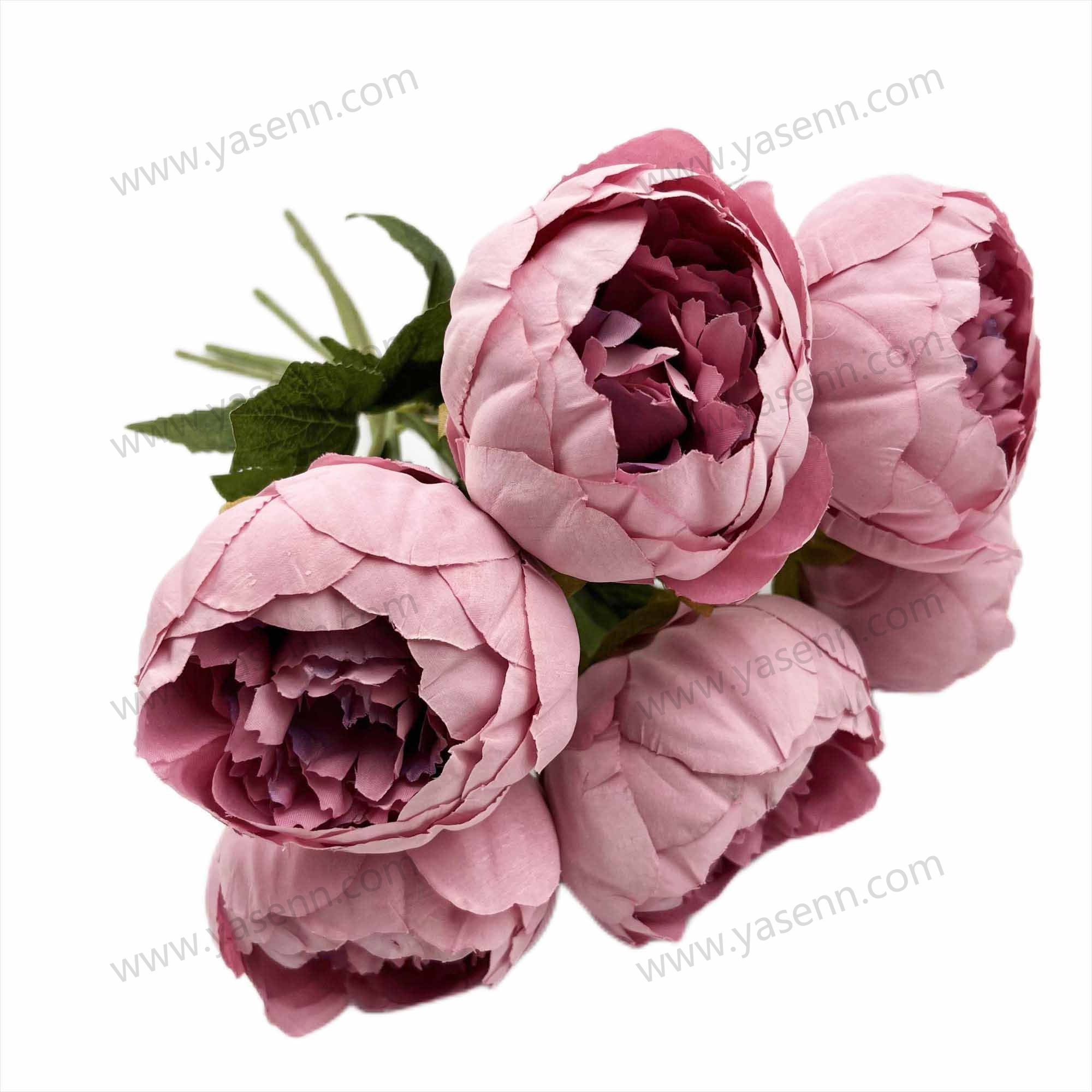 6 BRANCHES PEONY  bridal bouquet artificial flowers YSB23152
