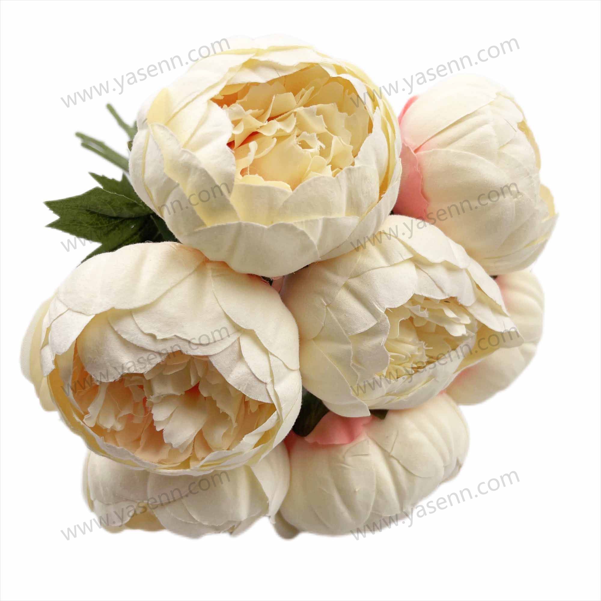 6 BRANCHES PEONY  bridal bouquet artificial flowers  YSB23154