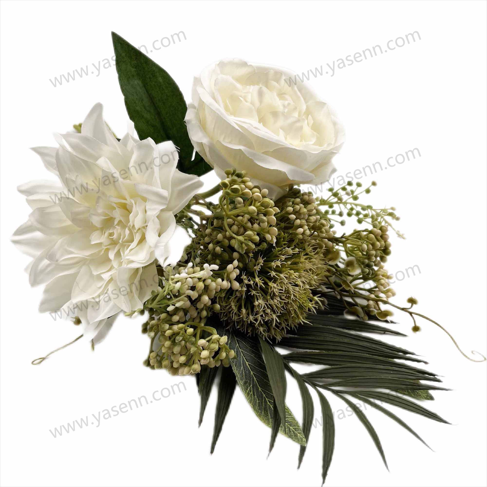 7 BRANCHES PEONY bridal bouquet artificial flowers YSB23177