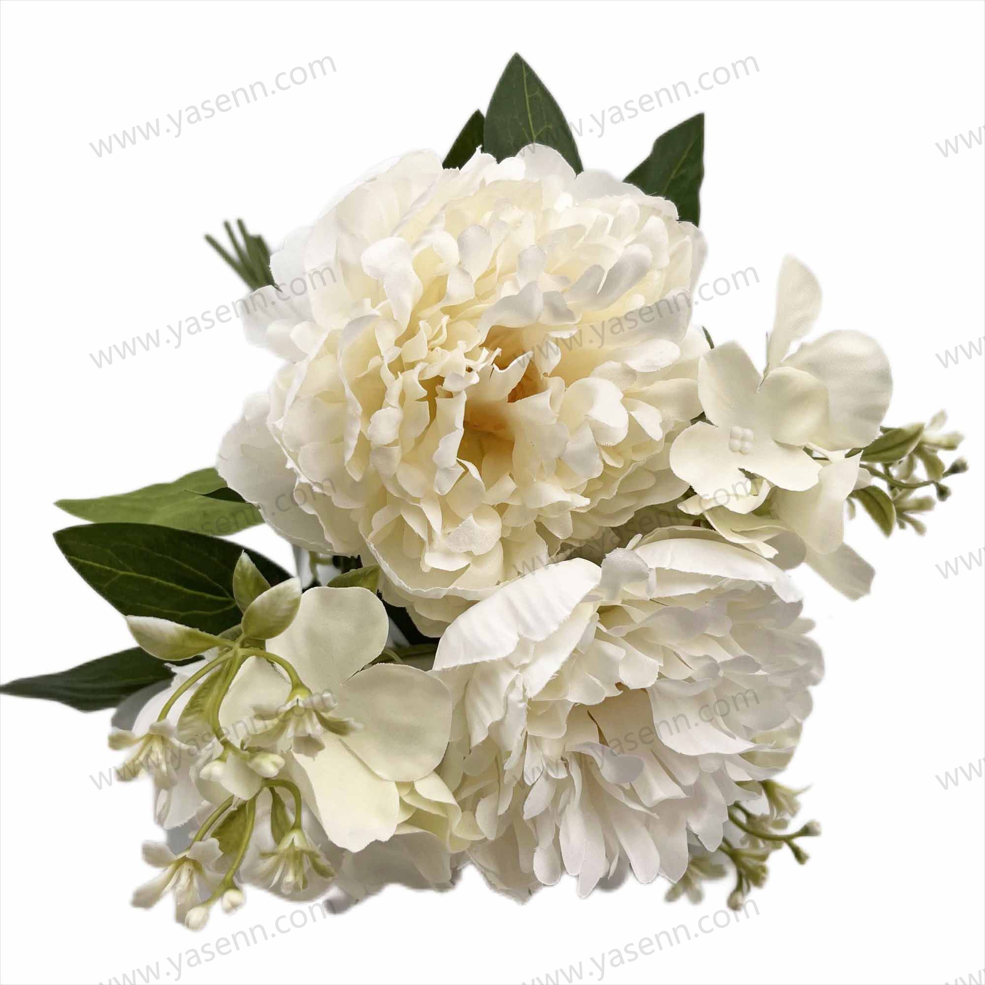 7 BRANCHES PEONY bridal bouquet artificial flowers YSB23198