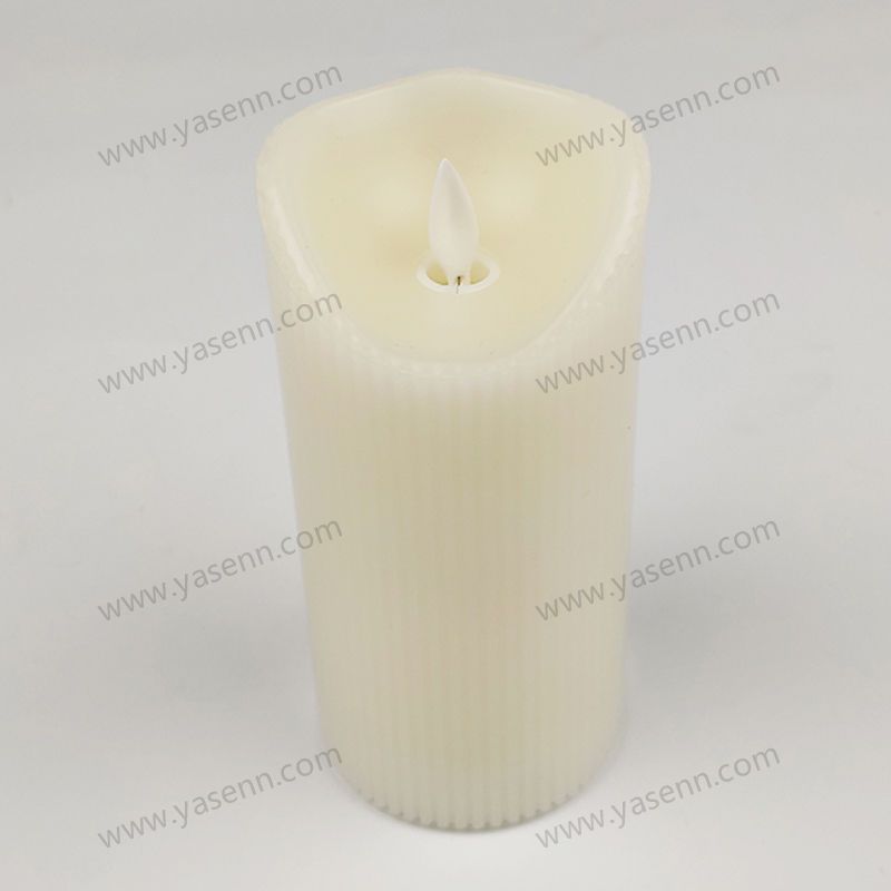 7.5X15cm WAX Vertical grain  Swing Oblique Led Candles YSC23041A