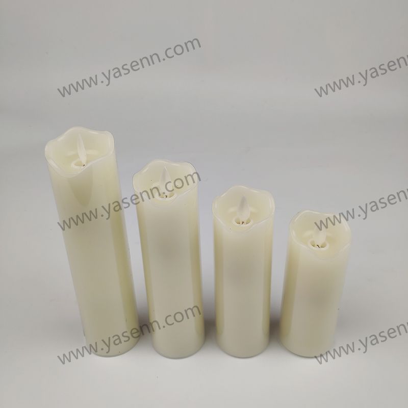 5CM WAX Wavy Swing Led Candles Set of 4 YSC23030BCDE