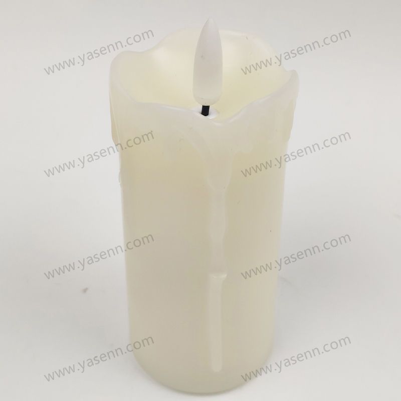 5X10CM WAX Wavy Bullet Led Candles YSC23070A