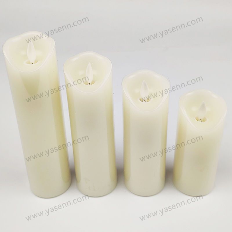 5.5CM WAX Swing Led Candles Set of 4 YSC23021ABCD