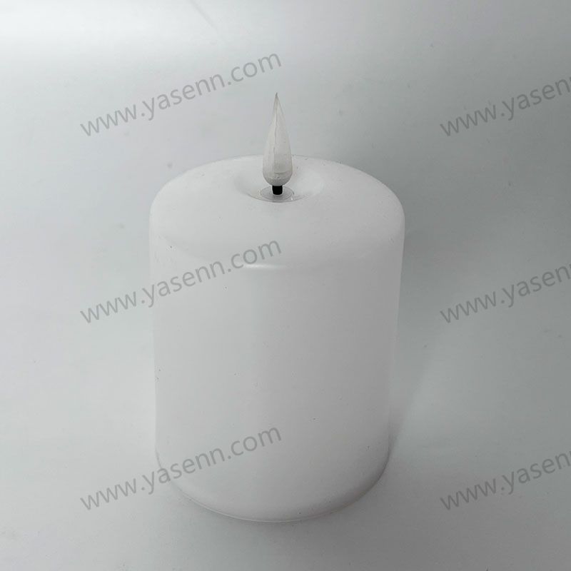 3" 10CM Convex Led Candle Plastic Led Lamps YSC20027C