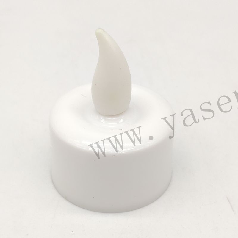 H:5CM D:4CM  Concave white soft rubber tea lights  YSC23076 