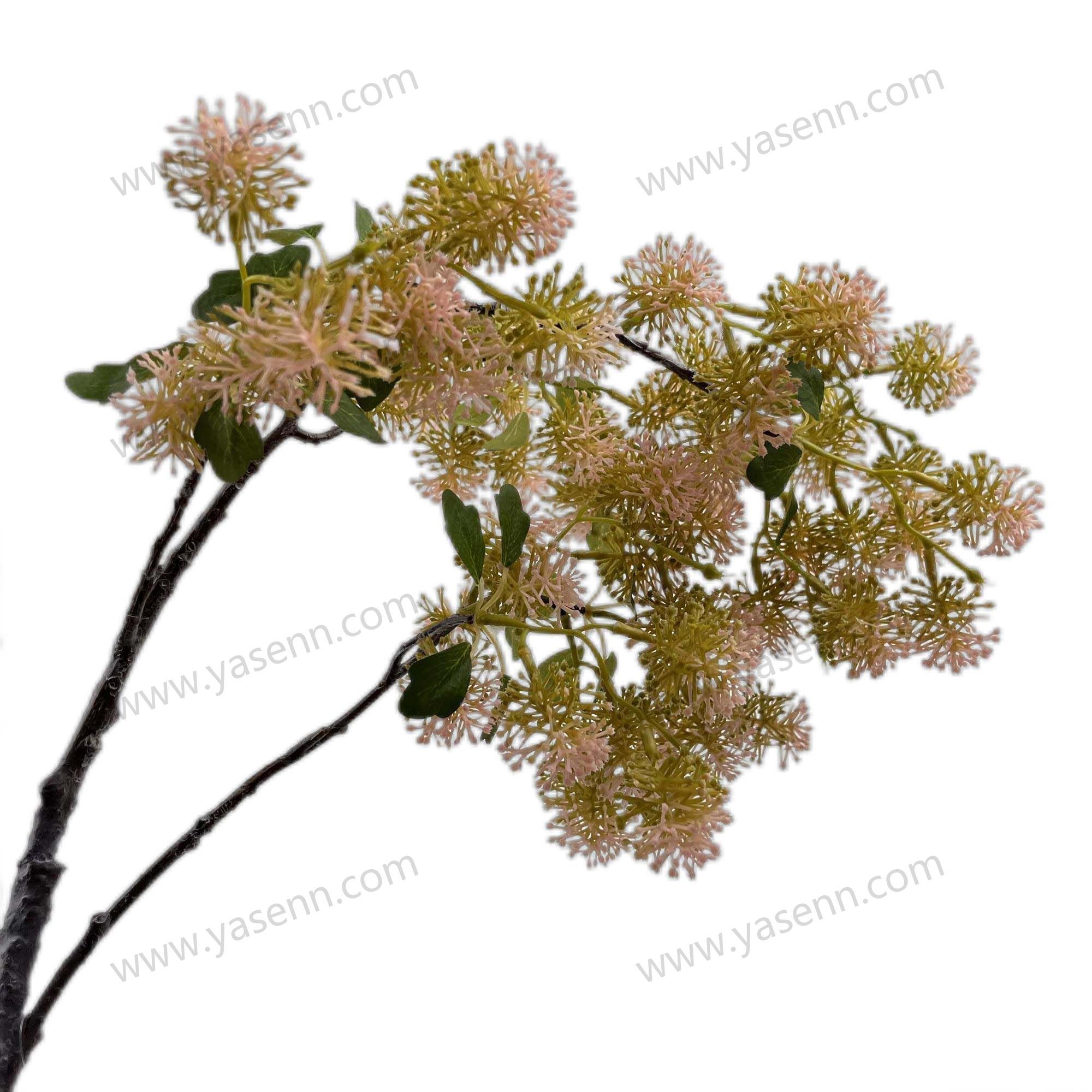 YSF19067 plastic with 2 branches/artificial flower