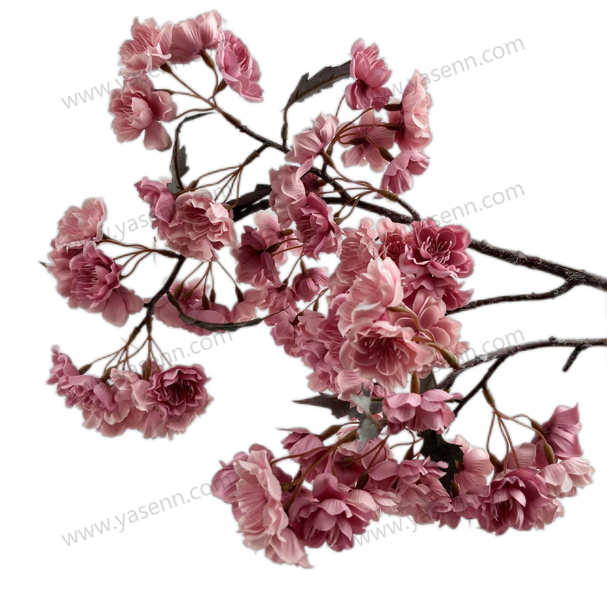 YSF19072  Oriental Cherry with 2 branches/artificial flower