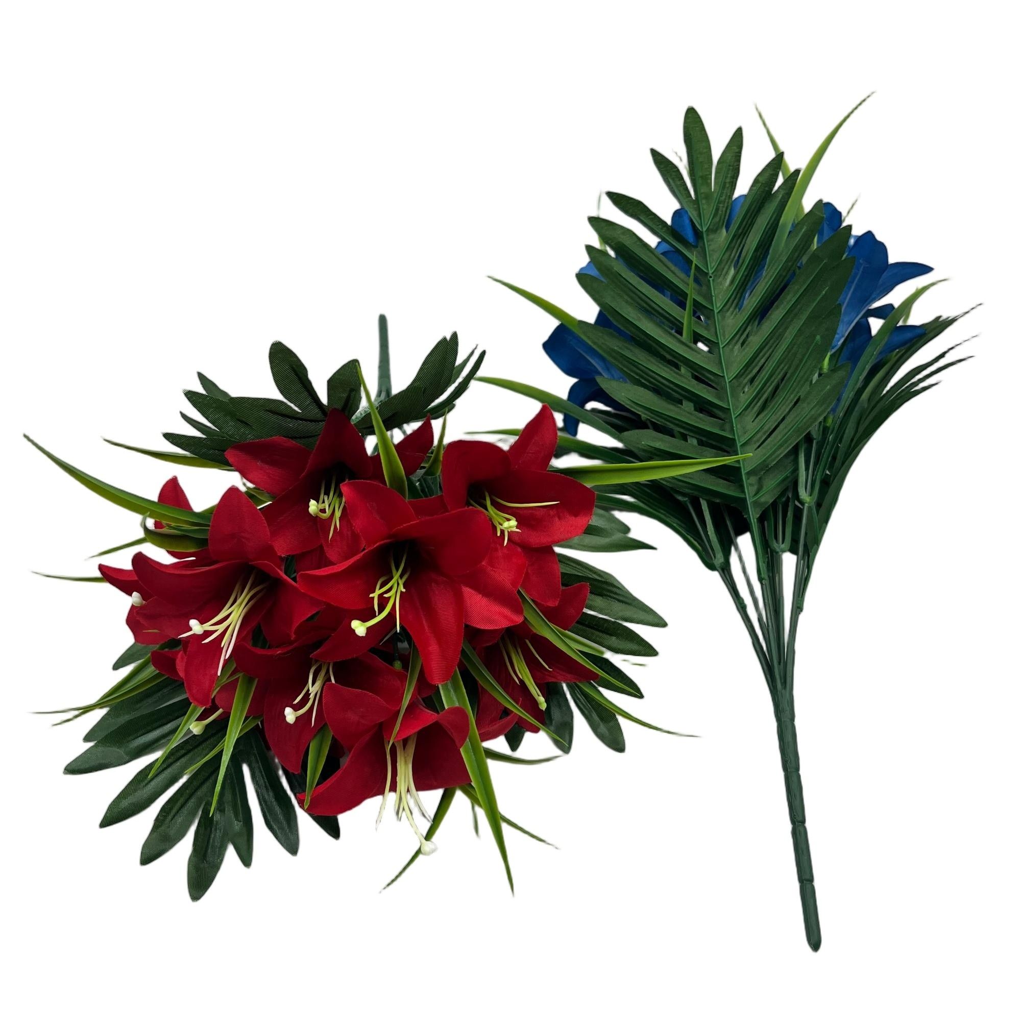 Exquisite Artificial Lily Bouquet  10 Stems 40cm Tall YSB25067