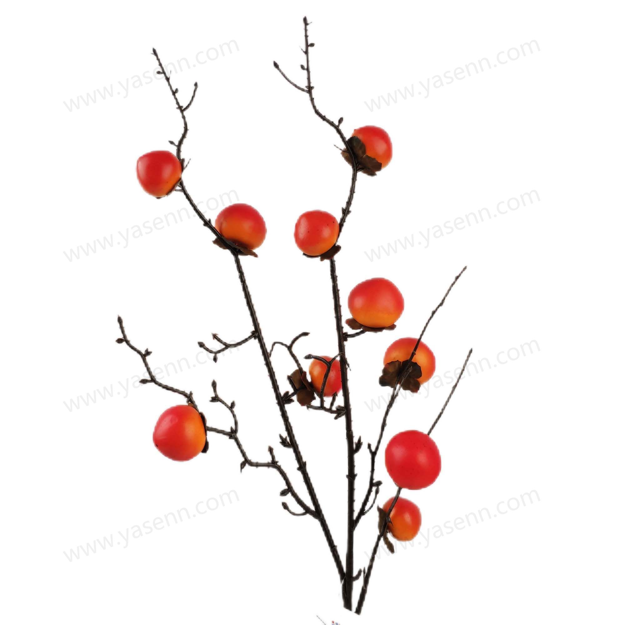 82CM3 PERSIMMON ARTIFICIAL FLOWER YSS23684