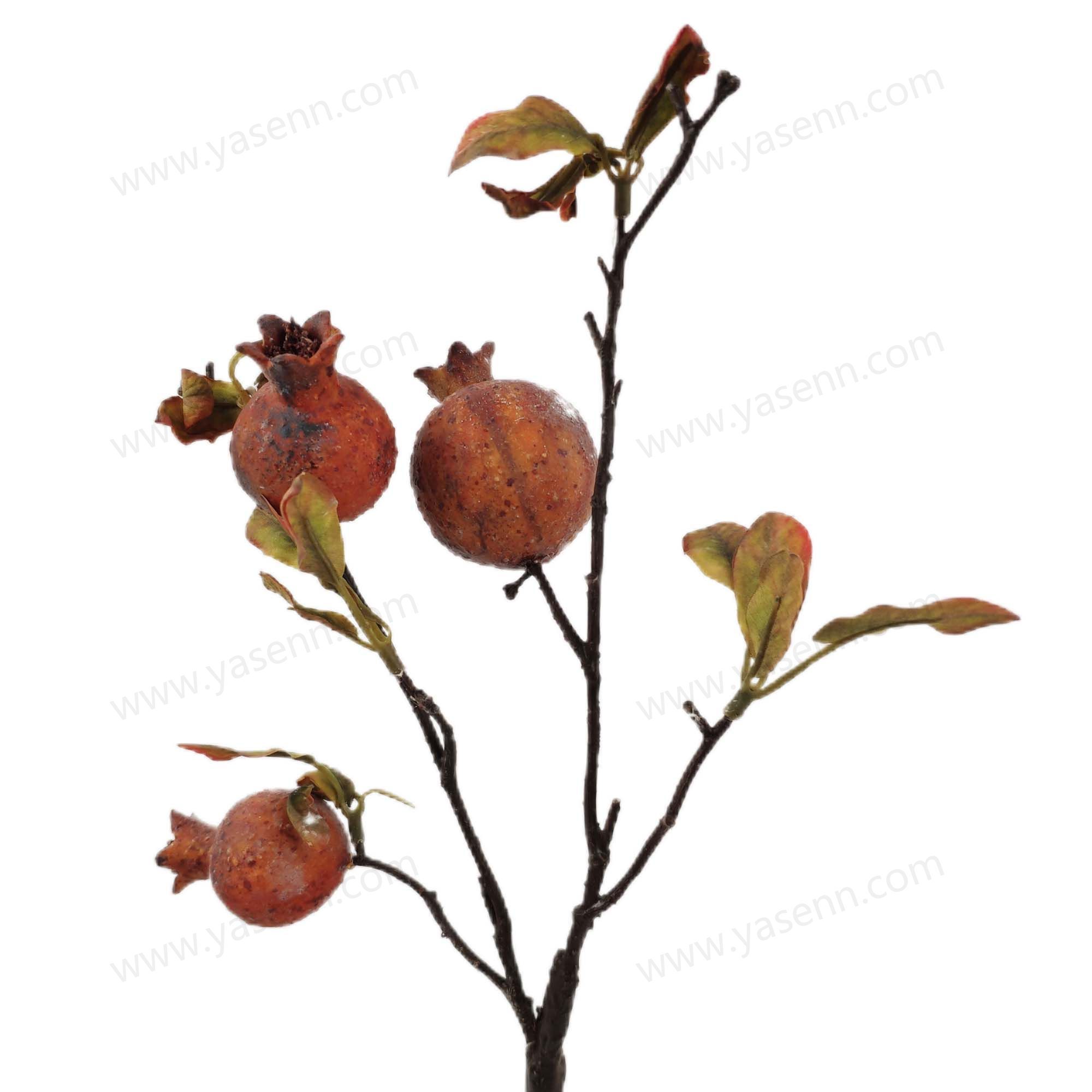 56CM2 POMEGRANATE ARTIFICIAL FLOWER YSS23676 