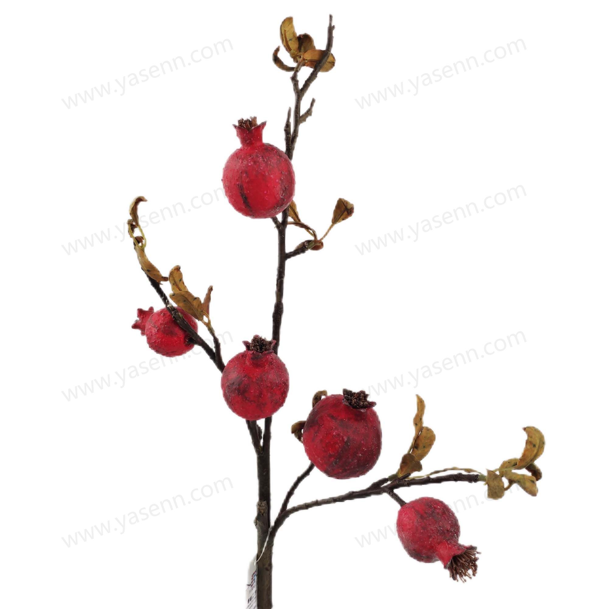 74CM3 POMEGRANATE ARTIFICIAL FLOWER YSS23672