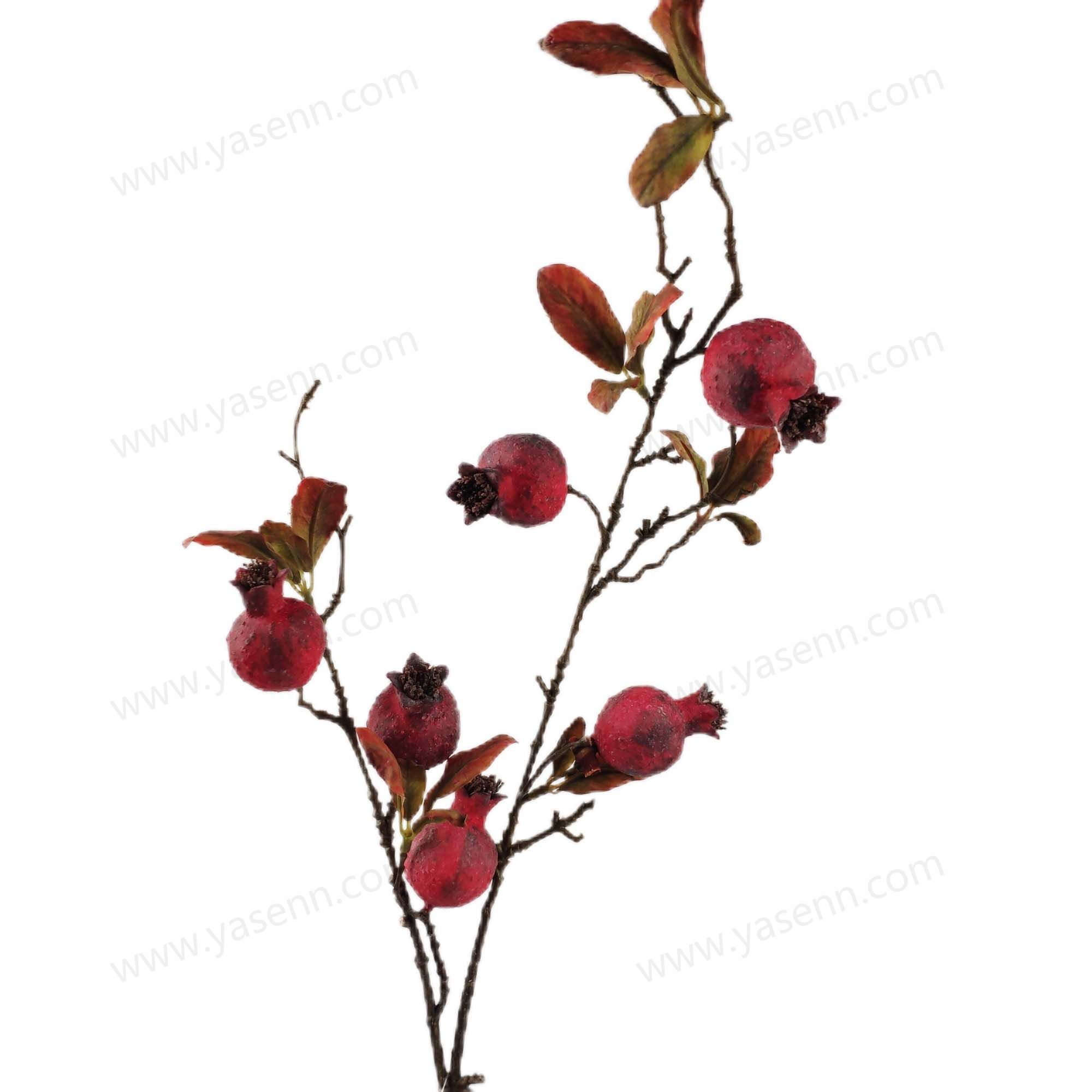 95CM2 POMEGRANATE ARTIFICIAL FLOWER YSS23664